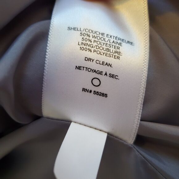 Express Gray Wool Coat - Picture 9 of 9